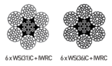 Corde compactée non galvanisée en acier à haute teneur en carbone Coupe personnalisée Fil machine en acier standard à froid 6X31(WS)IWRC 6X36(WS)IWRC - Product Image 3