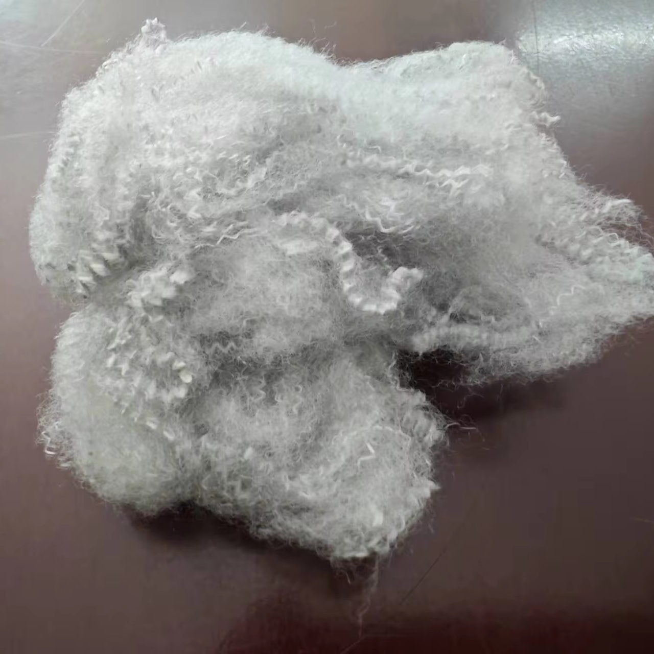 100% Recycled 6D Grey Color Eco-Friendly Solid Polyester Staple Fiber Non-Woven Fabric Automotive Industry Premium Material