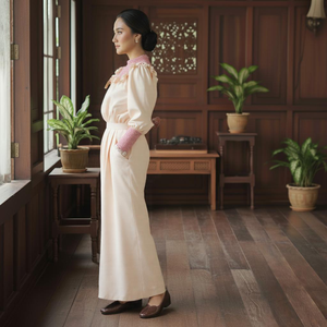 Sedondon Raya 2025 Baju Kurung Borong Vintage Embroidered Eco-Friendly Modest Evening <b>Dress</b> Ironless Cey Crepe Textured In-Stock - Product Image 3