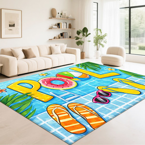 Alfombra Personalizada para Sala de Estar o Dormitorio, Antideslizante, de Poliéster - Product Image 5