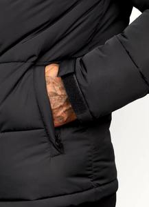 เสื้อแจ็กเก็ตผ้าฝ้ายผู้ชายกันลมมีฮู้ดสำหรับฤดูใบไม้ร่วงและฤดูหนาว - Product Image 6