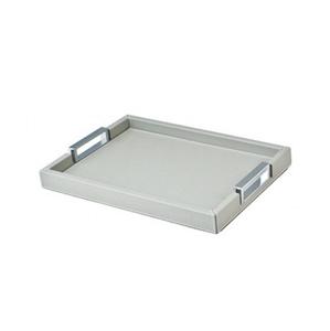 Plateau de service en cuir durable pour support polyvalent avec bords souples et prise en main fiable pour une organisation efficace de la pièce - Product Image 6