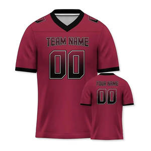 Camiseta de fútbol personalizada para hombre con nombre de equipo y conjunto de números con Camiseta deportiva Servicio OEM disponible - Product Image 6