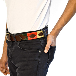 Ceinture en cuir véritable pour hommes, noire, large reproduction historique de l'Antique russe, ceintures en cuir World WW2 - Product Image 4