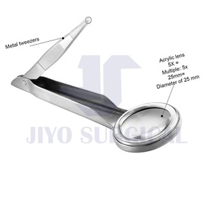 Pince à épiler certifiée CE ISO avec loupe | Pince à épiler en acier inoxydable de précision pour un retrait facile - Product Image 4