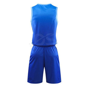 Ensemble de maillots de basket-ball pour hommes confortables, grande taille, sans manches, respirants, 100% polyester, vêtements de sport d'extérieur - Product Image 3