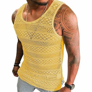 Camiseta sin mangas para hombre de nuevo diseño para venta en línea última llegada ropa deportiva camiseta sin mangas para hombre de alta calidad subida por Dress Sports - Product Image 1