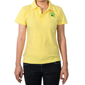 Nuevos Artículos al por Mayor, Polo Blanco para Mujer, Polo de Manga Corta Ajustado para Mujer, Camiseta Polo con Logotipo Personalizado para Mujer - Product Image 2