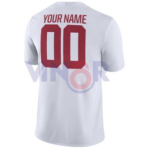 Camiseta de fútbol americano sublimada elegante hecha a medida, ropa de equipo para hombres y mujeres, camiseta de fútbol americano para deportes OEM - Product Image 1