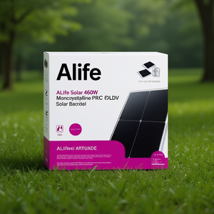 แผงโซลาร์เซลล์ ALife Solar 460W โมโนคริสตัลไลน์ PERC เกรด A ได้รับการรับรองมาตรฐาน TUV พร้อมแผ่นหลังสีขาว - Product Image 3