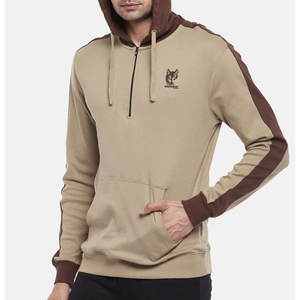 Unique Design <b>Lightweight</b> Half Zip <b>Hoodies</b> Apparel Clothing Best Quality <b>Men</b> Half Zip <b>Hoodies</b> - Product Image 2