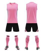Vente en gros usine – Ensemble maillot et short de football/soccer 100 % polyester respirant sans manches – Tenue d'entraînement rétro personnalisable pour équipe
