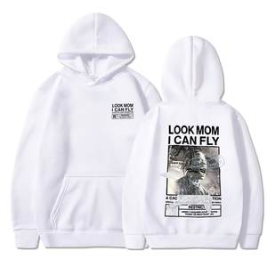 Sudaderas con capucha personalizadas para hombre, 400 GSM, 100% algodón, talla grande, suéter polar con tu logo - Product Image 2