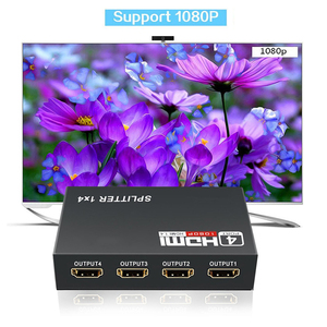 OEM Professional 1x4 for HDMI <b>Splitter</b> Full HD 1080p Support 3D and 4K HDR Compatible Video <b>Splitters</b> & Converters - Product Image 2