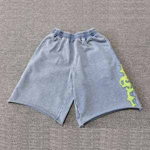 Pantalones cortos deportivos en blanco con logotipo personalizado para hombre, pantalones cortos informales para gimnasio, para correr, nadar, playa, hombre, pantalones cortos de malla de verano, pantalones cortos para hombre, pantalones cortos para sudor - Product Image 6