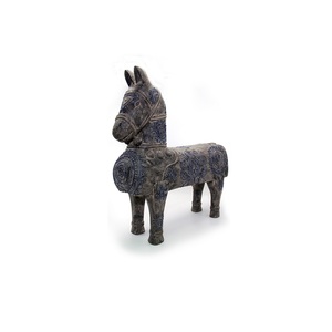 Tela de cera hecha a mano con estampado tradicional, gran caballo de madera hecho a mano de la mejor calidad, venta al por mayor de Vietnam - Product Image 1
