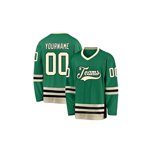 Uniforme de hockey sobre hielo personalizado para hombre 100% poliéster transpirable secado rápido jersey de hockey sobre hielo para hombre 2025 - Product Image 2