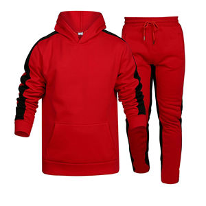 Hip Hop Streetwear Custom Winter Men 2 Piece Sweatpants Jogger Full Sleeve Hoodie <b>Tracksuit</b> <b>Y2k</b> Printed Solid High Street - Product Image 4