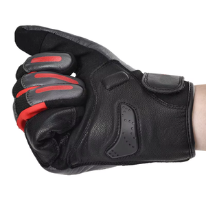 Gants de moto en cuir à doigts entiers respirants en grande quantité Écran tactile robuste compatible avec les sports de plein air - Product Image 3
