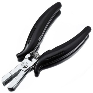 Pinzas de Acero Inoxidable para Extensiones de Cabello, Herramientas Multifuncionales para Extensiones de Cabello con Punta Plana - Product Image 3