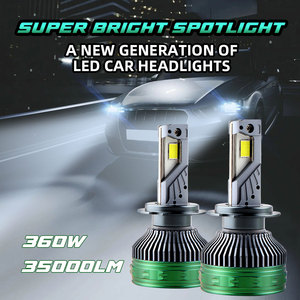Cuatro tubos de cobre 360W 50000LM H4 H13 H7 H11 9005 9006 Luces Led Para Auto Faros Led para coche - Product Image 4