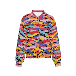 Sudadera de ajuste relajado de mezcla de Cachemira con puños enrollados y bolsillo con cremallera oculta para una mayor comodidad fabricada en Pakistán - Product Image 2