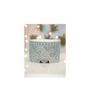 กระดูกฝังเค้กยืนของแข็งที่ทำด้วยมือรูปทรงกลมสำหรับบ้านสุดหรูผู้ผลิตโรงแรมที่มีสีขาวธรรมชาติกระดูก - Product Image 3