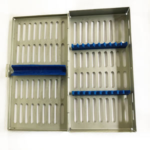 Caja médica de salud, bandeja de casete de esterilización con bandejas de esterilización de bloqueo, cesta de malla de alambre personalizada para uso médico - Product Image 2