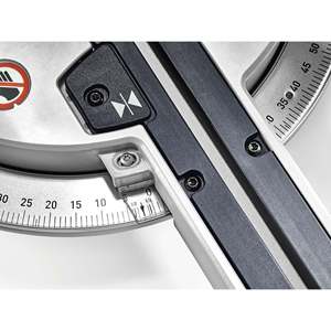 Sierra ingletadora compuesta deslizante eléctrica multicolor de 240 V para madera y metal, sierra recíproca de grado industrial y para bricolaje - Product Image 5