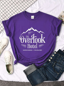 Camiseta unisex The Overlook Hotel The Shining Y2K Style, camiseta de moda fresca, ropa informal transpirable, camiseta de verano que combina con todo para mujer - Product Image 2
