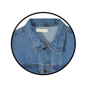 แจ็คเก็ตผ้าเดนิมมีฮู้ดสำหรับผู้ชายแจ็คเก็ตผ้าฟลีซแบบคลาสสิกมีกระเป๋าทำงานแบบลำลองไซส์ XL - Product Image 4