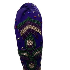 Diadema de Perlas Hecha a Mano con Diseño Nuevo y Lujoso para Uso Diario con Temática de Mardi Gras... - Product Image 1
