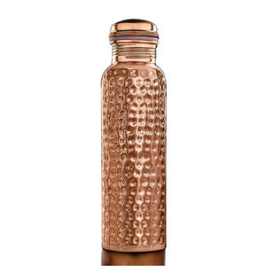 Botella de agua de cobre puro 100% hecha a mano sin Bpa beneficio de salud botella de cobre de alta calidad estilo diferente botella de cobre para beber - Product Image 4