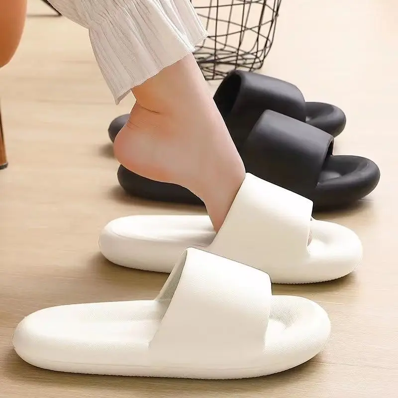 Slippers Summer Cloud Slides Soft Soled Couple Women's Lightweight Summer Home Non-Slip Slippers