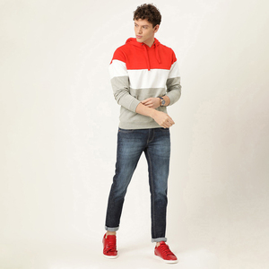 Men's 100% Cotton Regular Fit Hoodie French Terry 400gsm Button Custom Solid <b>Fleece</b> Winter Sleeve Pocket Regular Length XS 6XL - Product Image 3