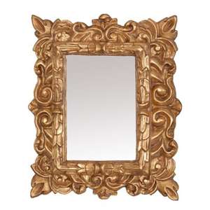 Chic Trending <b>Wooden</b> <b>Mirror</b> <b>Frame</b> with Artisan-crafted Carved Design for Stylish Modern Interiors Available at Great Rate - Product Image 5
