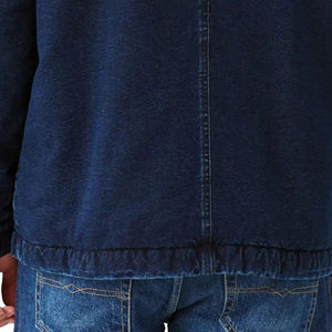 Veste en jean originale de haute qualité en tissu denim avec fermeture à boutons métalliques, style classique, boîte - Product Image 5