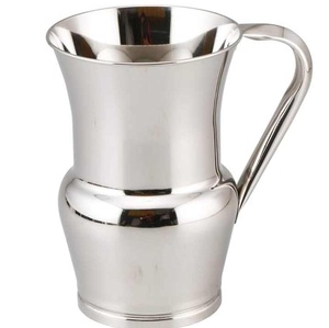 Jarra de agua de acero inoxidable con acabado espejo con diseño decorativo de almuerzo para mesa de comedor de lujo, jarra de Metal de alta calidad - Product Image 6