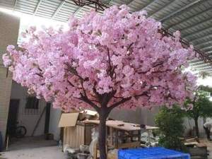 DREAMLIKE Nouvelle Arrivée Arbres Artificiels à Fleurs de Cerisier Blanc Tronc en Métal Doré pour Entrée et Toile de Fond Décoration de Mariage - Product Image 5