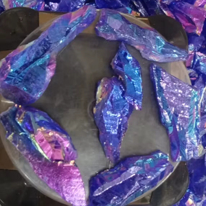 Cuentas sueltas de coral de cristal natural para hacer joyas azules - Product Image 5