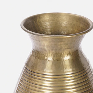 Wedding Supplies European Wedding Metal Road Lead Shining Gold <b>Vase</b> <b>Stand</b> Decorative <b>Vase</b> Pieces for Centerpieces - Product Image 2