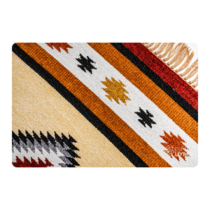 Alfombra de viscosa Chenille Velmor Alfombra de diseño elegante y suave Ideal para sala de estar Dormitorio y decoración del hogar Premium - Product Image 1