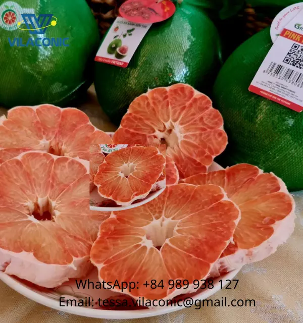 Fresh Citrus GREEN SKIN RED GRAPEFRUIT/ POMELO from Viet Nam Export to UAE, EU, US