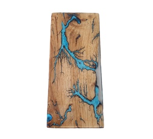 Nouveau design de planche à découper ou de planche à fromage en bois et résine, article de cuisine vendu à chaud, planche à découper avec article suspendu - Product Image 5