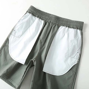 Pantalones Cortos Deportivos Personalizados para Hombre, Verano 2025, 100% Algodón, Bolsillos Largos, Diseño Sólido Estampado, Casuales, Secado Rápido, Transpirables - Product Image 5