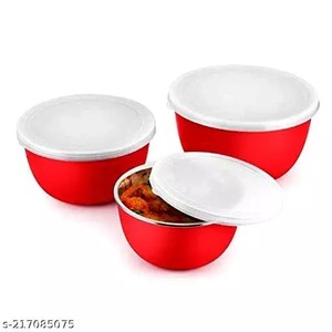 TQC Modern Luxury Bowl Stainless Steel Eco-Friendly Washable Air-Tight Food Container Steel Bowl for Kitchen Hotel Use Keep Food - Product Image 2