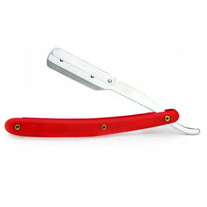 Navaja de Afeitar Profesional de Acero Inoxidable, Estilo Nuevo, Plegable, para Salón, Recta, Duradera, Reutilizable, de una Sola Hoja para Hombre - Product Image 1