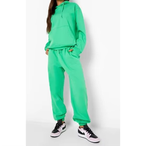 Ensemble Jogging et Sweat à Capuche pour Femmes, Nouveau Style d'Hiver, Imprimé avec Strass, Coton, Jogging Évasé, Sweat à Capuche, Tenue de Sport pour Streetwear - Product Image 4