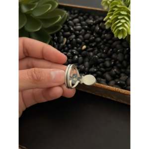 Dave Skeets Lapis Sterling <b>Silver</b> <b>Ring</b> Size 7.5 HipHop Style Rose Gold Gold Rhodium Plating Bezel Setting 'Number' Shape - Product Image 5