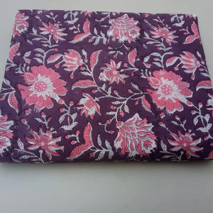 Tela con estampado de bloques de algodón 100%, tela textil al por mayor para prendas de vestir, uso en vestidos y camisas - Product Image 6